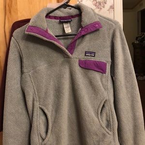 Purple/Gray Pullover Patagonia